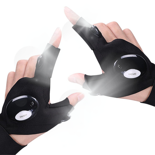 Guantes con luz LED incorporada